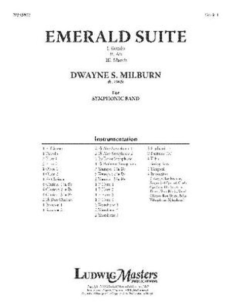 Emerald Suite: Conductor Score by Dwayne Milburn