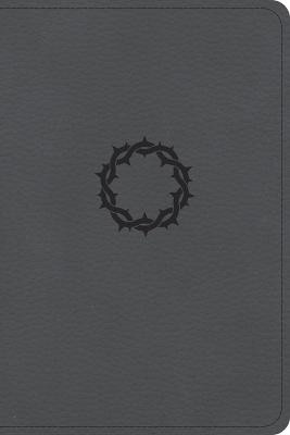 CSB Large Print Compact Reference Bible, Stone Leathertouch by CSB Bibles by Holman