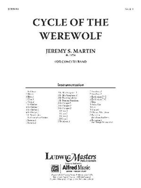 Cycle of the Werewolf: Conductor Score by Jeremy S Martin