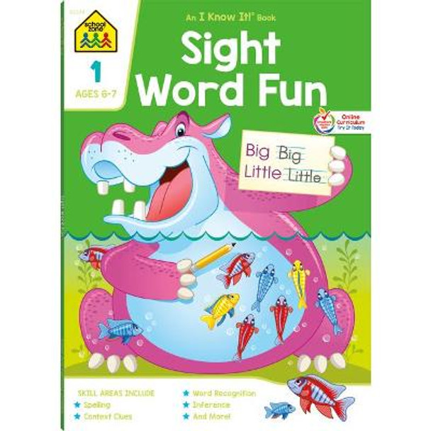 School Zone Sight Word Fun Grade 1 Workbook by School Zone