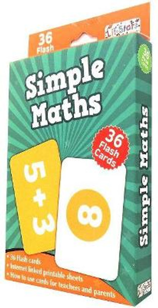 Simple Maths: 36 Flash Cards by Pegasus