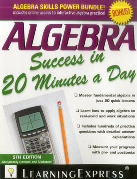 Algebra Success in 20 Minutes a Day by Learningexpress