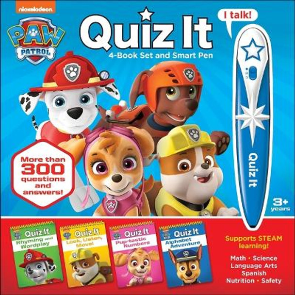 PAW Patrol - Quiz it 4-Book Set and Smart Pen by Pi Kids