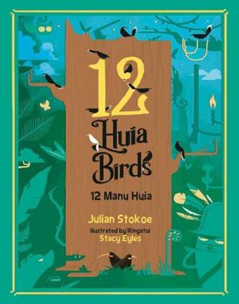 12 Huia Birds / 12 Manu Huia by Julian Stokoe