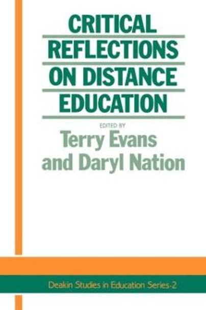 Critical Reflections On Dist. by Terry D. Evans