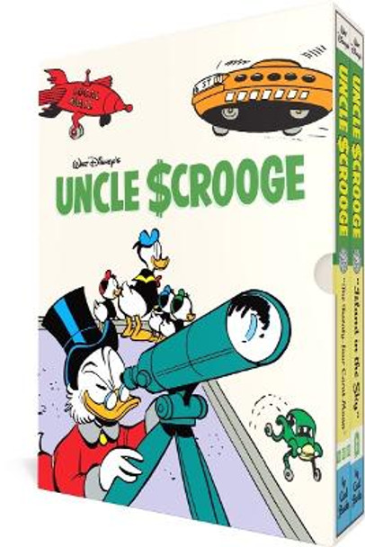 Walt Disney's Uncle Scrooge Gift Box Set the Twenty-Four Carat Moon & Island in the Sky: Vols 22 and 24 by Carl Barks 9781683968986