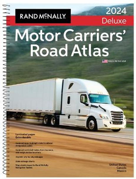 Rand McNally 2024 Deluxe Motor Carriers' Road Atlas by Rand McNally 9780528027161