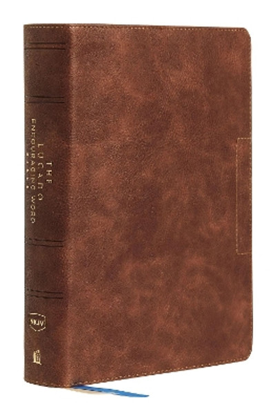 NKJV, Lucado Encouraging Word Bible, Leathersoft, Brown, Thumb Indexed, Comfort Print: Holy Bible, New King James Version by Max Lucado 9780785207412