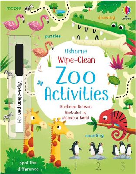 Wipe-Clean Zoo Activities by Kirsteen Robson 9781805070191