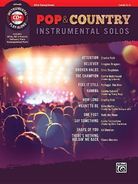 Pop & Country Instrumental Solos Alto Saxophone: Book & CD by Bill Galliford 9781470640910