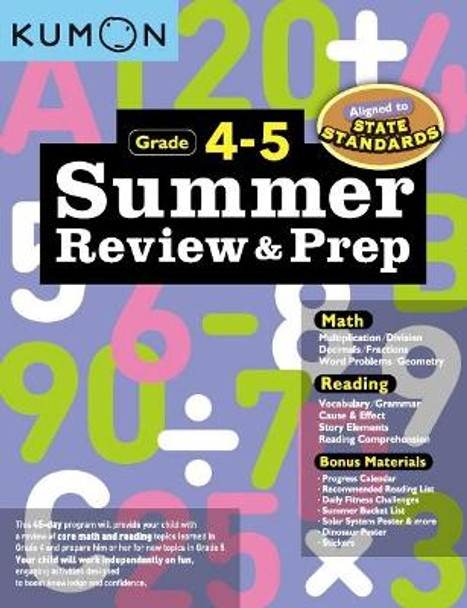 Summer Review & Prep: 4-5 by Publishing Kumon 9781941082645