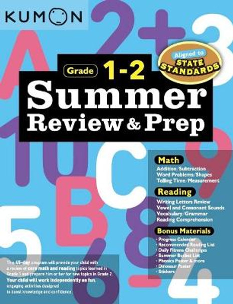 Summer Review & Prep: 1-2 by Publishing Kumon 9781941082614