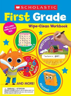 Scholastic First Grade Wipe-Clean Workbook by Scholastic Teaching Resources 9781338887600