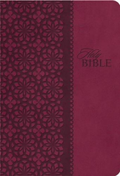 KJV Study Bible, Leathersoft, Red/Pink, Red Letter Edition: Second Edition by Thomas Nelson