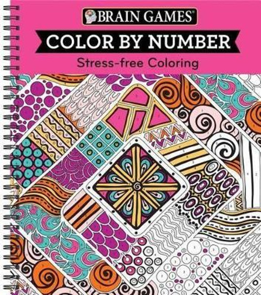 Color by Number Stress-Free Coloring Pink by Ltd Publications International