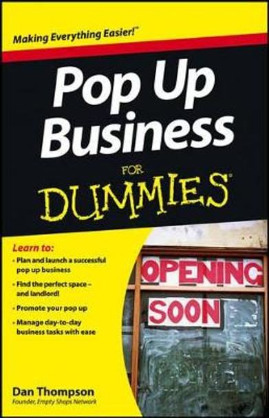 Pop-Up Business For Dummies Dan Thompson 9781118443491