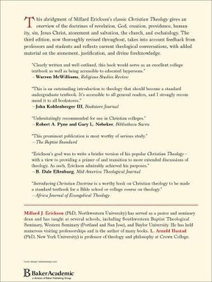 Introducing Christian Doctrine Millard J. Erickson 9780801049194