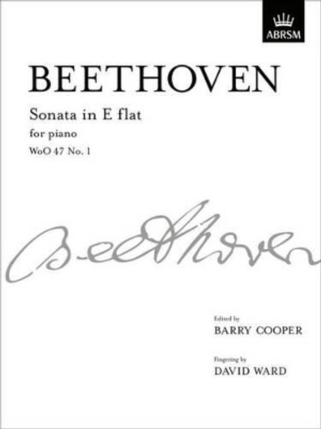 Sonata in E flat, WoO 47 No. 1: from Vol. I by Ludwig van Beethoven