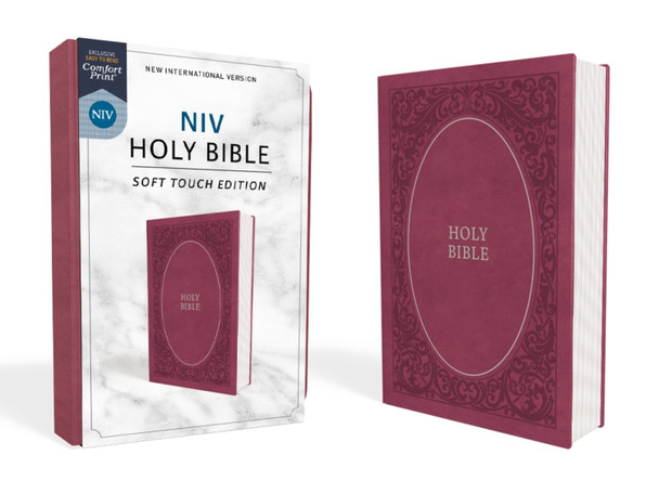 NIV, Holy Bible, Soft Touch Edition, Leathersoft, Pink, Comfort Print by Zondervan