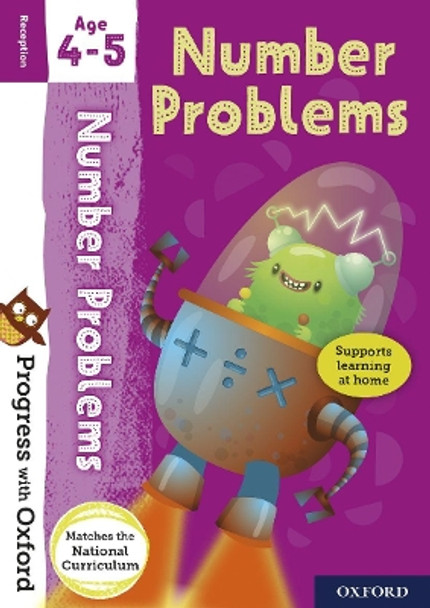 Progress with Oxford: Number Problems Age 4-5 by Paul Hodge