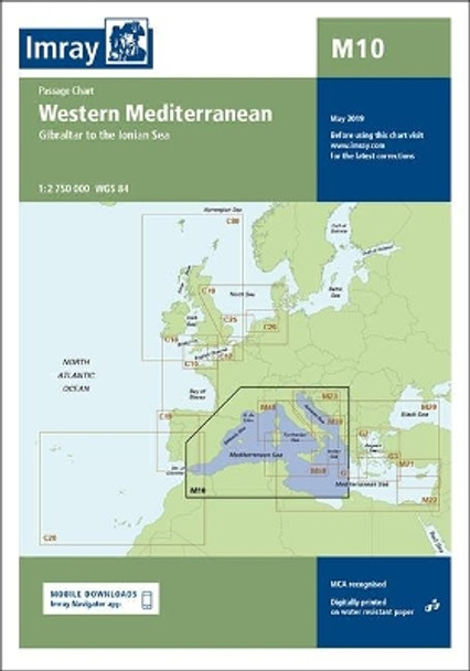 Imray Chart M10: Western Mediterranean by Imray