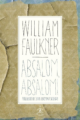 Absalom, Absalom! by William Faulkner 9780679600725