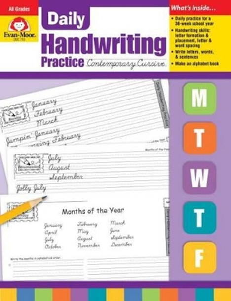 Daily Handwriting Contemporary Cursive by Evan-Moor Educational Publishers 9781557997562