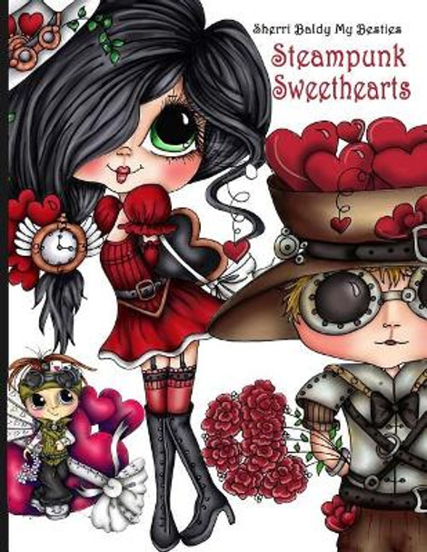 Sherri Baldy Steampunk Sweethearts My Besties Coloring Book by Sherri Ann Baldy 9781945731617