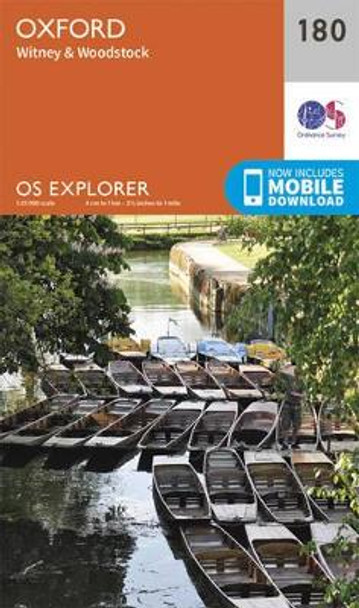Oxford, Witney and Woodstock by Ordnance Survey 9780319243732