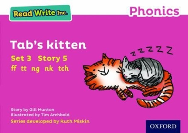 Read Write Inc. Phonics: Pink Set 3 Storybook 5 Tab's Kitten by Gill Munton 9780198371731