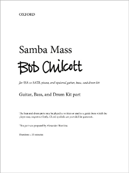 Samba Mass by Bob Chilcott 9780193529120