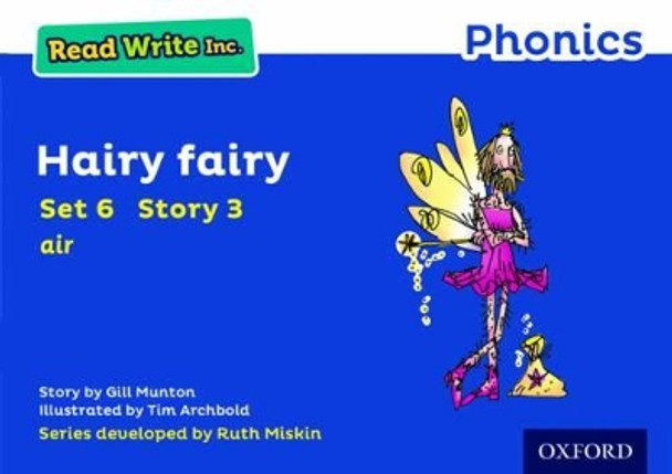 Read Write Inc. Phonics: Blue Set 6 Storybook 3 Hairy Fairy by Gill Munton 9780198372165