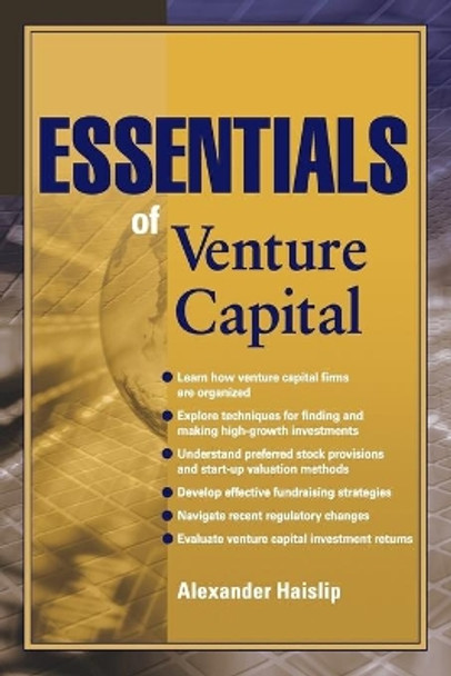 Essentials of Venture Capital by Alexander Haislip 9780470616222