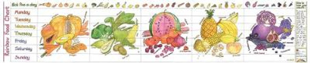 Rainbow Food Activity Chart by Liz Cook 9780953622283