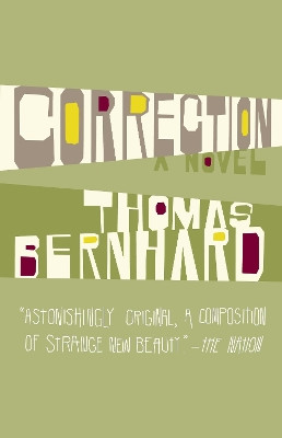 Correction by Professor Thomas Bernhard 9781400077601