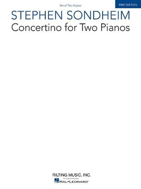 Concertino for Two Pianos by Stephen Sondheim 9781495099922