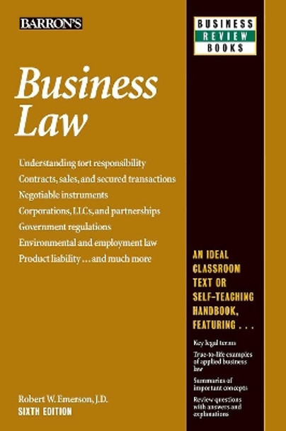 Business Law by Robert W. Emerson 9781438005119