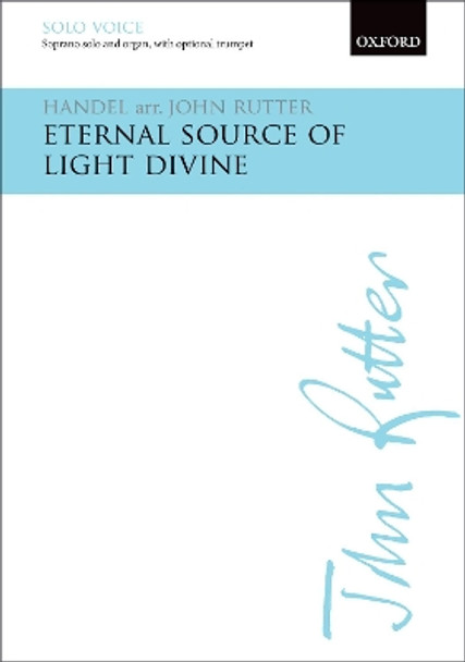 Eternal source of light divine by George Frideric Handel 9780193526372