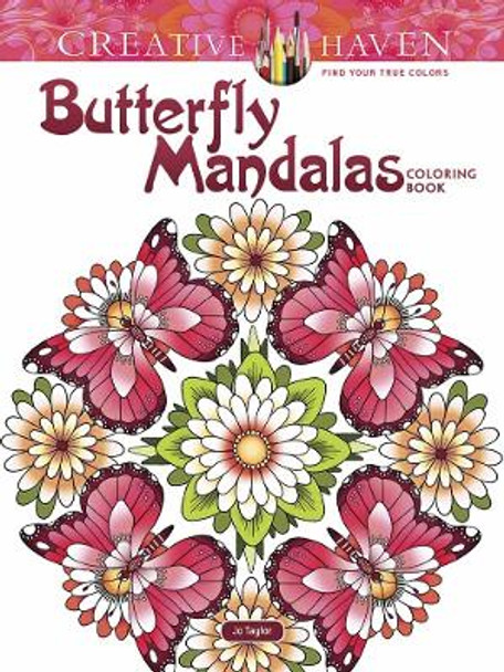 Creative Haven Butterfly Mandalas Coloring Book by Dianne Gaspas-Ettl 9780486813776