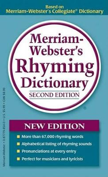 Merriam-Webster's Rhyming Dictionary by Merriam-Webster 9780877798545