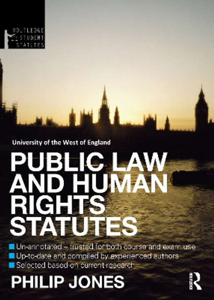 Public Law and Human Rights Statutes by Philip Jones 9780415736800