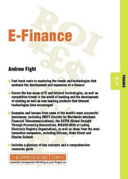 E–Finance: Finance 05.03 by Andrew Fight 9781841123318