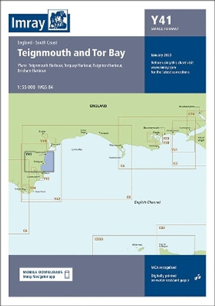 Imray Chart Y41: Teignmouth and Tor Bay (Small Format): 2023 Imray 9781786794703