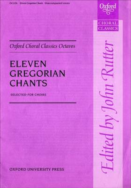 Eleven Gregorian Chants by John Rutter