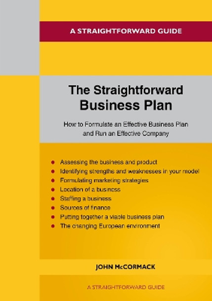 The Straightforward Business Plan by John McCormack 9781802362114