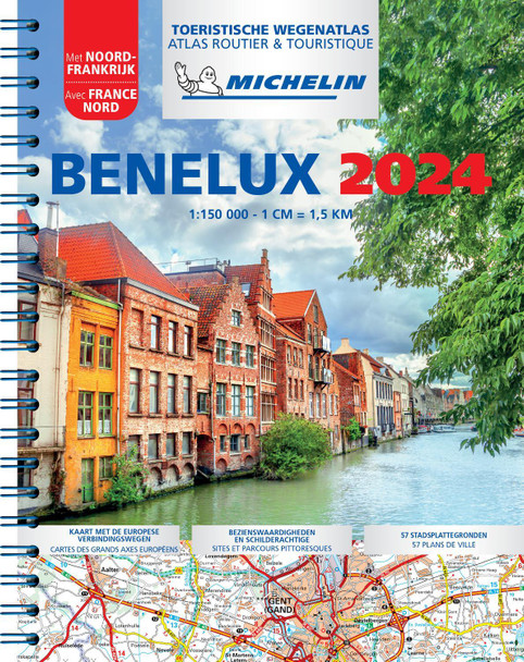 2024 Benelux & North of France - Tourist & Motoring Atlas by Michelin 9782067262805