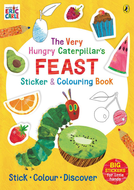 The Very Hungry Caterpillar’s Feast Sticker and Colouring Book by Eric Carle 9780241642214 The Very Hungry Caterpillar’s Feast Sticker and Colouring Book by Eric Carle 9780241642214