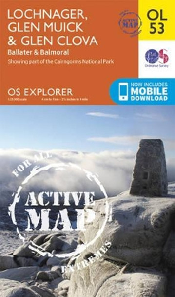 Lochnagar, Glen Muick & Glen Clova, Ballater & Balmoral by Ordnance Survey 9780319469712