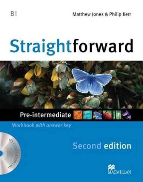 Straightforward 2nd Edition Pre-Intermediate Level Workbook with key & CD Pack by Matthew Jones 9780230423169