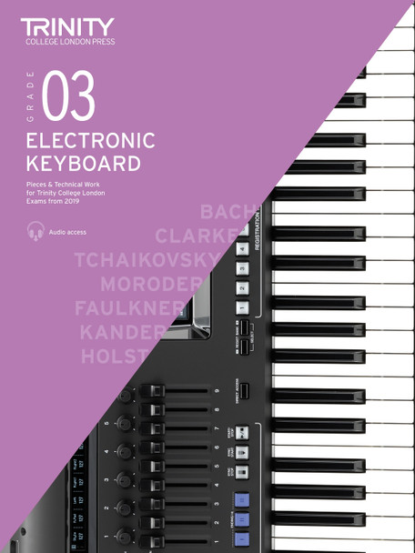 Trinity College London Electronic Keyboard Exam Pieces & Technical Work 2019-2022: Grade 3 by Trinity College London Press 9780857367808
